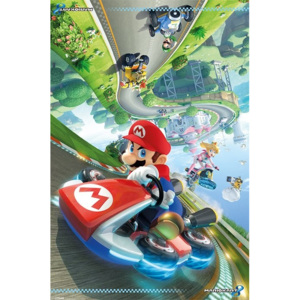 Plakat, Obraz Mario Kart 8 - Flip Poster, (61 x 91,5 cm)
