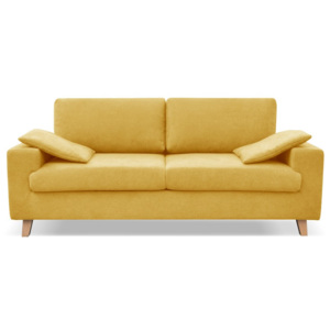 Żółta sofa 3-osobowa Cosmopolitan desing Caracas