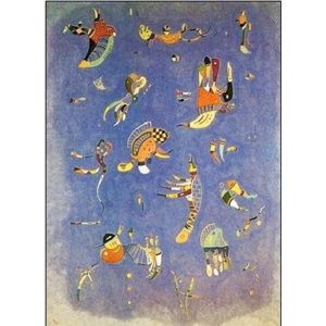 Reprodukcja Blue Sky, Kandinsky, (60 x 80 cm)