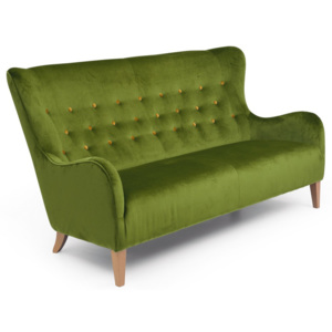 Zielona sofa trzyosobowa Max Winzer Medina