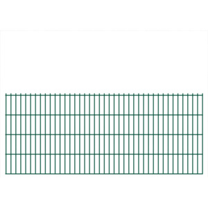 Panele ogrodzeniowe 2008x830 mm, zielone, 10 m