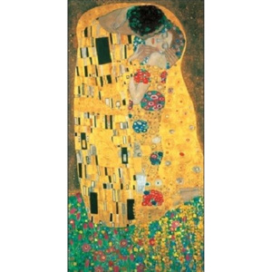 Reprodukcja The Kiss part, Gustav Klimt, (25 x 50 cm)
