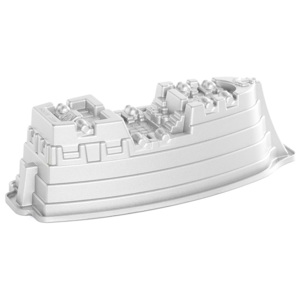 Nordic Ware Forma do statku pirackiego Pirate Ship Bundt® srebrna