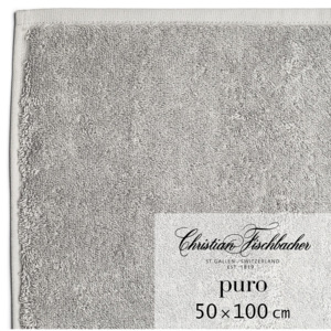 Christian Fischbacher Ręcznik 50 x 100 cm grafitowy Puro, Fischbacher