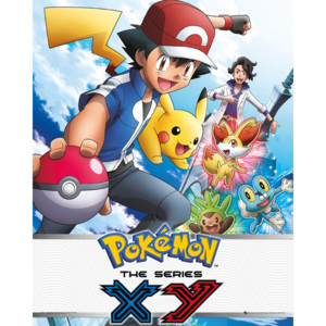 Plakat, Obraz Pokemon - X Y, (40 x 50 cm)