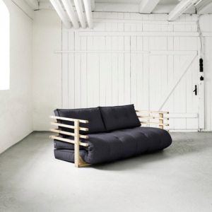 Sofa rozkładana 2-osobowa Karup Funk Natural/Gray