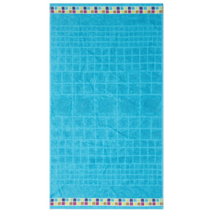Night in Colours Ręcznik kąpielowy Mozaik turkus, 70 x 130 cm