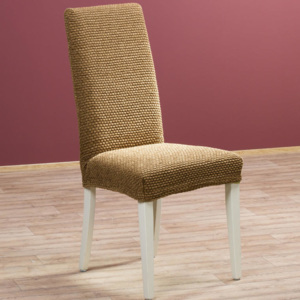 Luksusowe elastyczne pokrowce Zafiro brąz tytoniowy krzesła z oparciem 2 szt. 40 x 40 x 60 cm