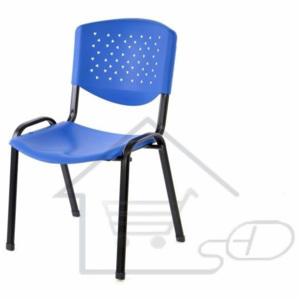 Krzesło konferencyjne krzesło niebieskie plastikowe krzesło biurowe Visitor