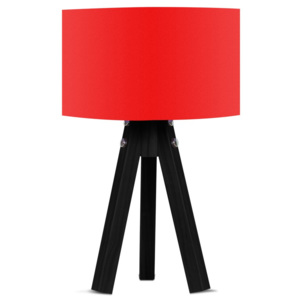 Lampa stołowa z czerwonym abażurem Kate Louise Blackie