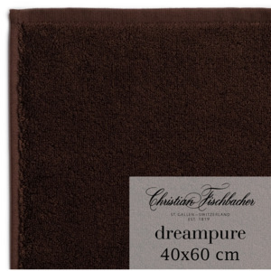 Christian Fischbacher Ręcznik dla gości duży 40 x 60 cm mokka Dreampure, Fischbacher