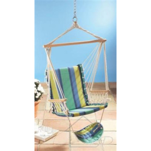 Hamak ogrodowy - Krzesło wiszące - Bujak kolorowy