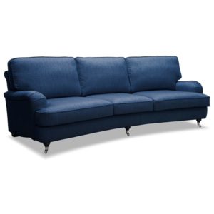 Niebieska sofa 3-osobowa Vivonita William