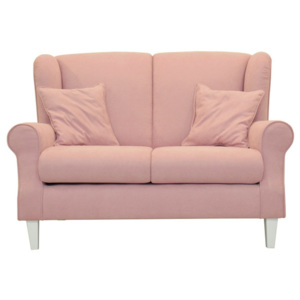 Różowa sofa 2-osobowa Sinkro Flamingo