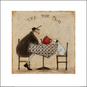 Reprodukcja Sam Toft - Tea for Two, (40 x 40 cm)