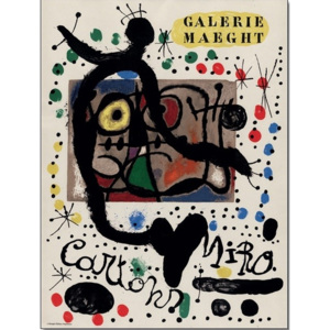 Reprodukcja Cartoon, Joan Miró, (60 x 80 cm)