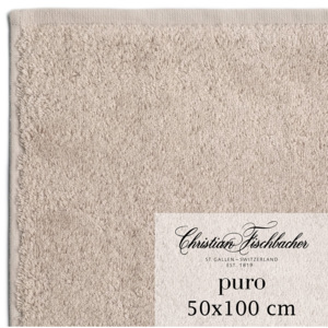 Christian Fischbacher Ręcznik 50 x 100 cm beżowy Puro, Fischbacher