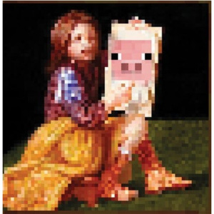 Plakat, Obraz Minecraft - pig, (61 x 61 cm)