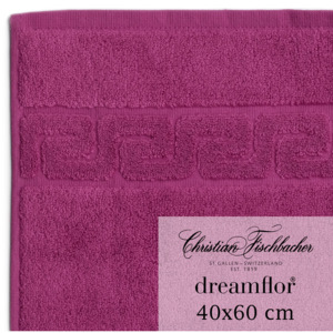 Christian Fischbacher Ręcznik dla gości duży 40 x 60 cm jeżynowy Dreamflor®, Fischbacher