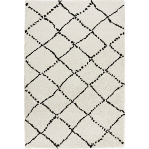 Czarno-biały dywan Mint Rugs Allure Ronno Black White, 80x150 cm
