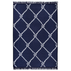Niebiesko-biały dywan dwustronny Homedebleu Rope, 80x150 cm