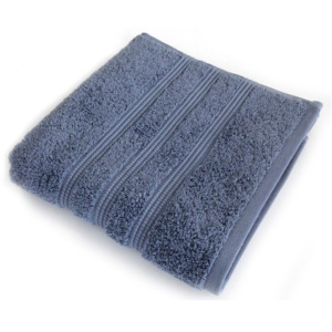 Niebieski ręcznik z czesanej bawełny Irya Home Classic, 30x50 cm