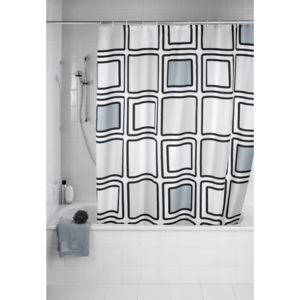 Zasłona prysznicowa Mono, tekstylna, 180x200 cm, WENKO