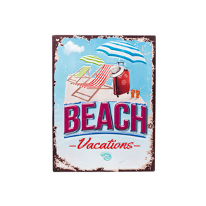 KARE Design :: Dekoracja ścienna "Beach" 40 x 30 cm - wzór 2