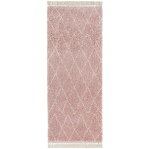 Różowy chodnik Mint Rugs Galluya, 80x200 cm