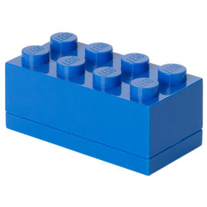 Niebieski pojemnik LEGO® Mini Box Blue Lungo