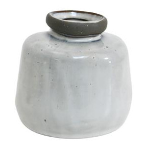 Szara ceramiczna waza - HK Living