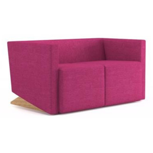 Sofa Plain 168cm - różowy