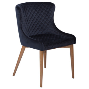 Granatowe krzesło DAN-FORM Denmark Vetro