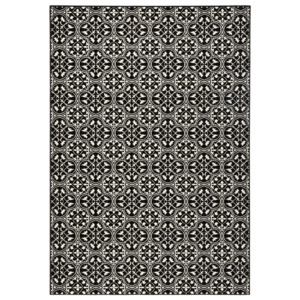 Czarny dywan Hanse Home Gloria Pattern, 80x150 cm