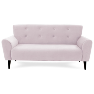 Jasnofioletowa 3-osobowa sofa Vivonita Kiara