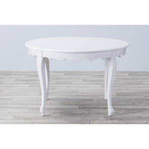 Stół rozkładany Aurora 120/160x120x76cm white