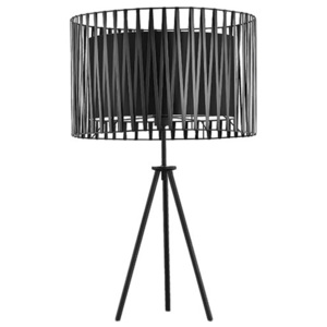 TK Lighting Lampa stołowa HARMONY BLACK 1xE27/60W/230V TK2898