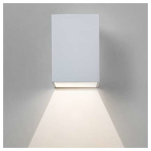 Zewnętrzna LAMPA elewacyjna OSLO 100 7493 Astro metalowa OPRAWA ścienna LED 3W KINKIET minimalistyczny IP65 outdoor biały