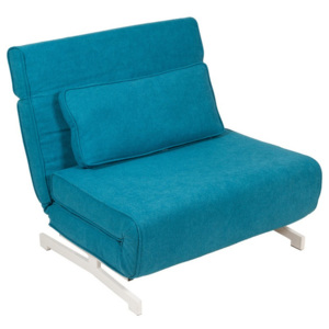 Niebieski fotel rozkładany Santiago Pons Sofia