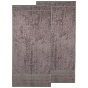 4Home Ręcznik Bamboo Premium szary, 50 x 100 cm, 2 szt