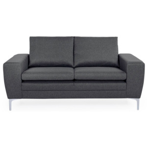 Czarna sofa 2-osobowa Softnord Twigo