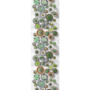 Wytrzymały chodnik Webtappeti Cactus, 58x190 cm