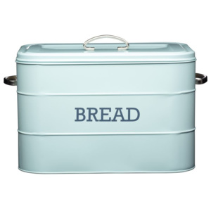 Modrá plechová dóza na chléb Kitchen Craft Nostalgia