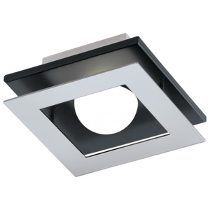 Plafon LED BELLAMONTE Eglo aluminium, tworzywo sztuczne, chrom, czarny, biały 96531