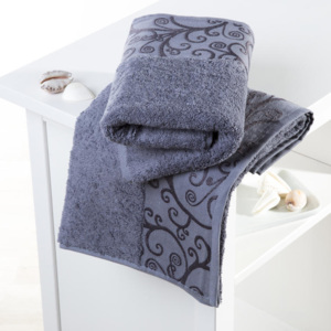 Ręcznik kąpielowy bawełniany frotte Venezia szary