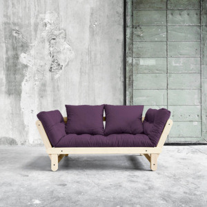 Sofa rozkładana Karup Beat Natural/Purple