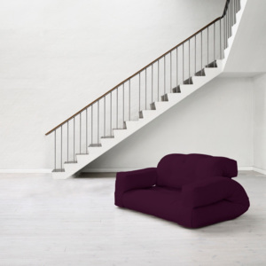 Sofa rozkładana Karup Hippo Purple Plum
