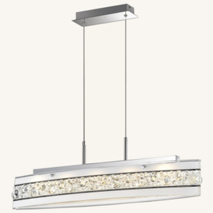 Lampa wisząca FRANCO LED P29396-1A Italux nowoczesna biała -