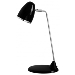 Lampa biurkowa Lucy 230V/25W E27 czarny/srebrny