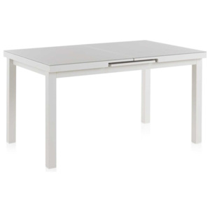 Biały stół rozkładany Geese Pate, délka 140x180 cm